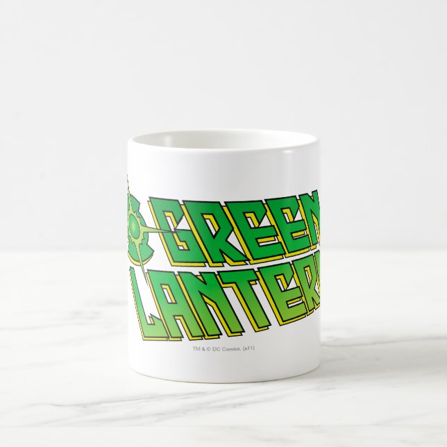 Green Lantern Logo - Slanted Tasse (Mittel)