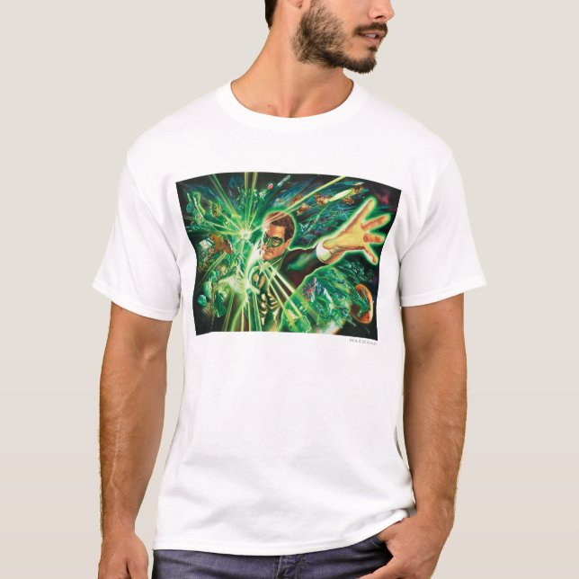 Green Lantern Painting T-Shirt (Vorderseite)