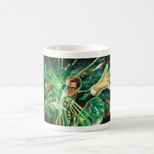 Green Lantern Painting Tasse