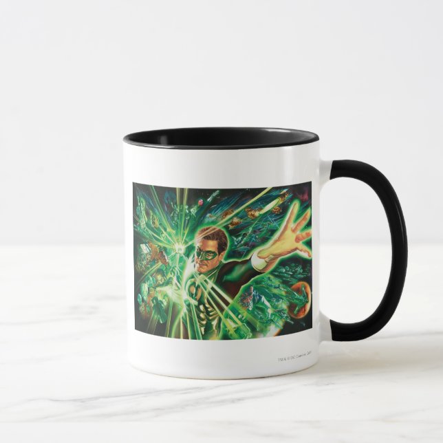 Green Lantern Painting Tasse (Rechts)