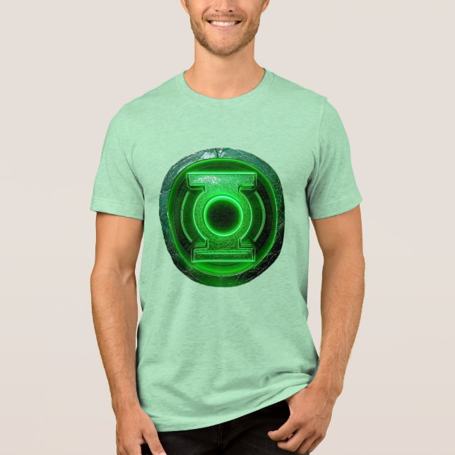 Green Lantern Power Emblem Men's Graphic T - Shirt (Vorderseite)