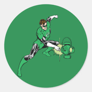 Green Lantern Power Runder Aufkleber