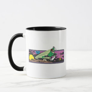 Green Lantern Races Thru Space Tasse