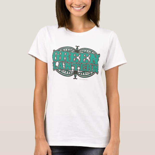 Green Lantern Showtime Letters T-Shirt (Vorderseite)