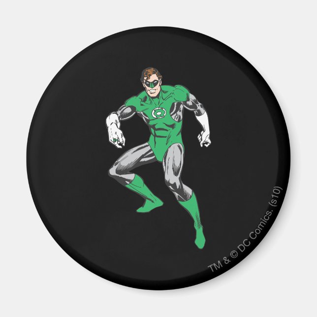 Green Lantern Squats Magnet (Vorne)