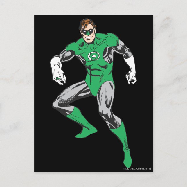 Green Lantern Squats Postkarte (Vorderseite)