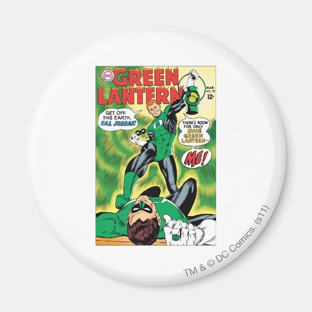 Green Lantern - Steigen Sie aus diesem Earch Hal J Magnet (Vorne)