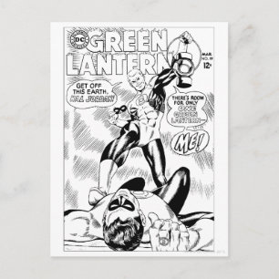 Green Lantern - Steigen Sie aus diesem Earch Hal J Postkarte