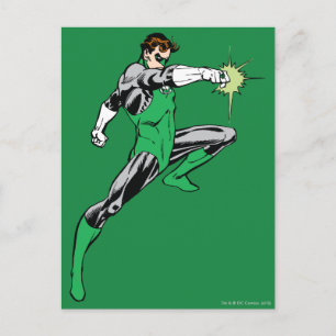 Green Lantern Zeigering Postkarte