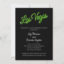 Green Las Vegas Glitzern Probe Dinner