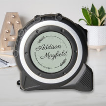 Green Laurel Verlasse Personalisiert Name Business