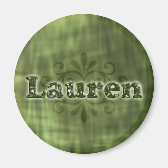 Green Lauren Magnet (Vorne)