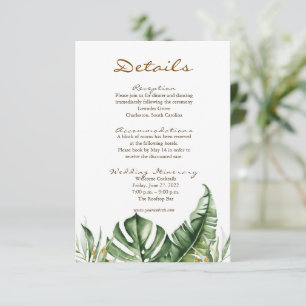 Green Leaf Greenerity Hochzeitskarten Dankeskarte