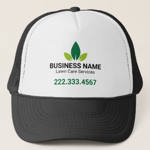 Green Leaf Lawn Care Logo Landschaftsbau Truckerkappe