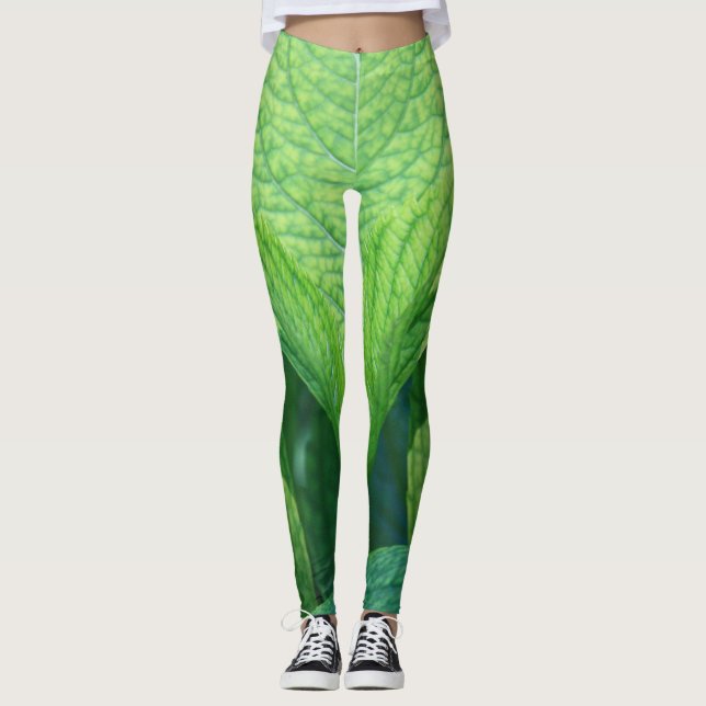 Green Leaf Leggins (Vorderseite)