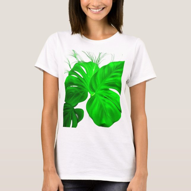 green leaf  T-Shirt (Vorderseite)