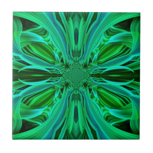 Green Leaf Tile Fliese