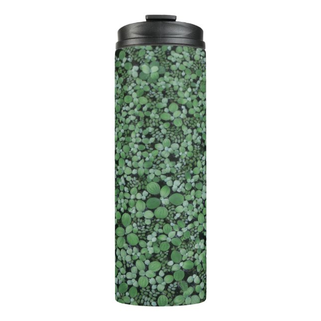 Green leafed plant thermosbecher (Vorderseite)