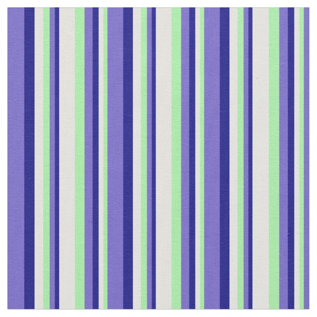Green, Light Cyan, Blue & Slate Blue Muster Stoff (Nahaufnahme)