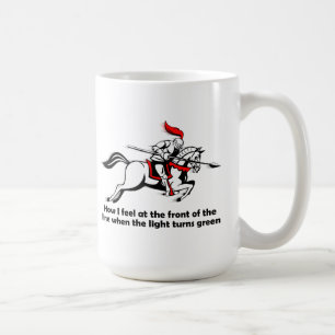 Green Light Knight Funny Mug Tasse