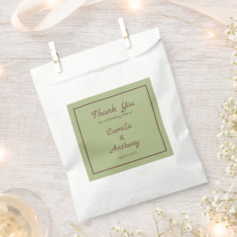 Green Lila Retro Y2K Funky Hippie Blume Muster Geschenktütchen