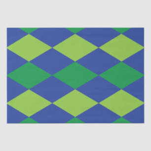 Green Lime Green Diamond Prüfmuster Seidenpapier