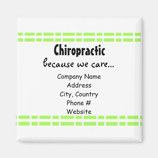 Green Link Design Magnet (Vorne)