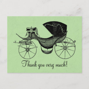 Green Little Prince Baby Dusche Danke Postkarte