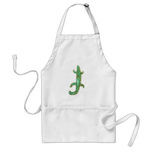 green lizard apron schürze