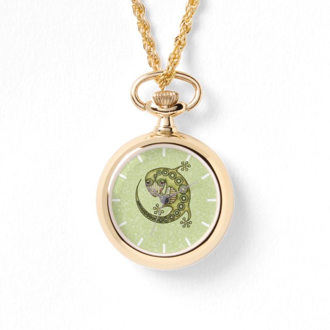 Green Lizard Armbanduhr (Vorderseite)