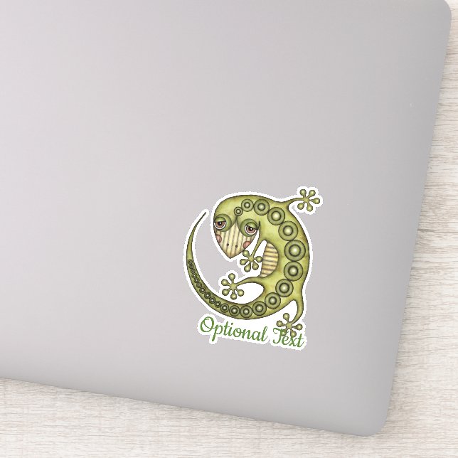 Green Lizard Aufkleber (Detail)