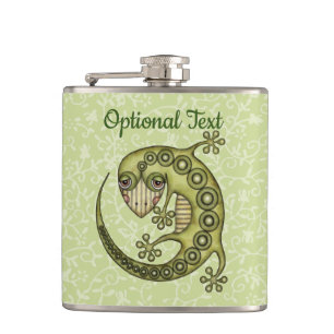 Green Lizard Flachmann