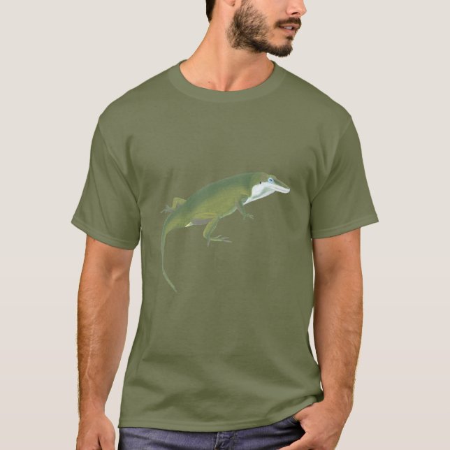 Green Lizard Malerei, wählen Sie Ihre Shirts aus. (Vorderseite)
