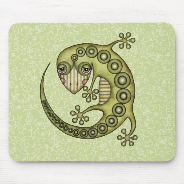 Green Lizard Mousepad (Vorne)