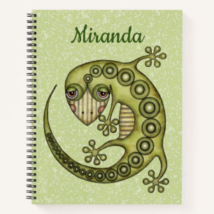 Green Lizard Notizbuch