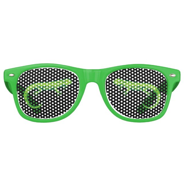 Green Lizard Partybrille (Vorderseite)