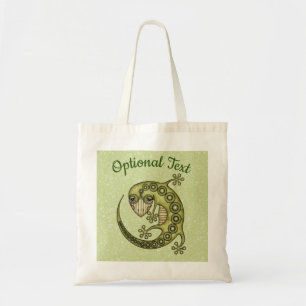 Green Lizard Tragetasche