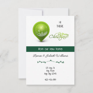 Green Location New Home Announcement Ankündigung