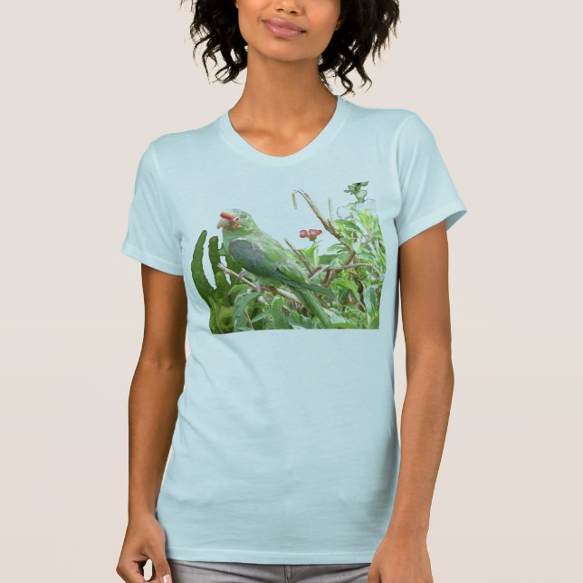 Green Lorikeet Jersey Bird T - Shirt (Vorderseite)