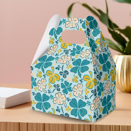 Green Lucky Kleeblatts Clover St Patrick`s Day Geschenkschachtel