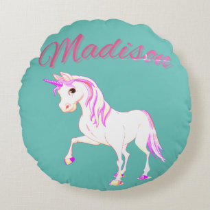 Green "Madison" Personalisiert Name Throw Kissen