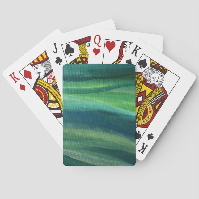 Green magic Classic Playing Cards Spielkarten (Rückseite)