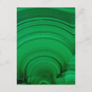 Green Malachite Nah-up Postkarte