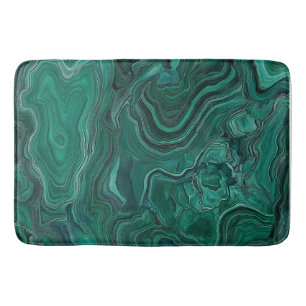 Green Malachite Stone Badematte