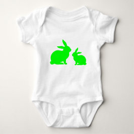 Green Mama und Baby Bunny Baby Bodysuit Baby Strampler