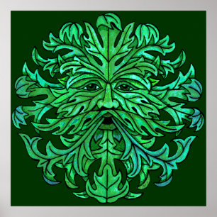 Green Man Blize Poster