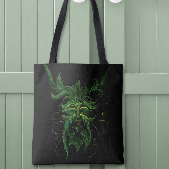 Green Man Fee Blätter Black (Von Creator hochgeladen)