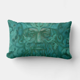 Green Man, Forest King, Pagan God, Fantasy Art Lendenkissen