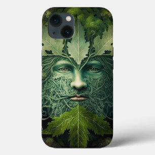 Green Man Mandala Fantasy Art Case-Mate iPhone Hülle