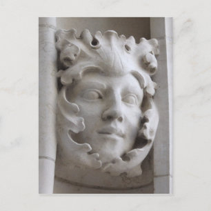 Green Man Postcard - Canterbury Postkarte